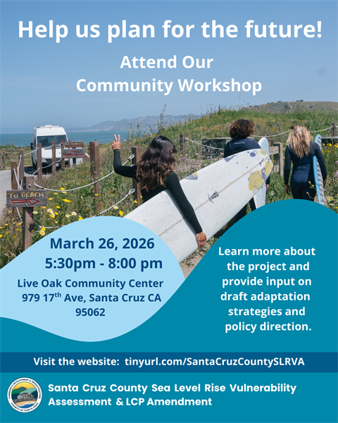 Join our Sea Level Rise Community Workshop