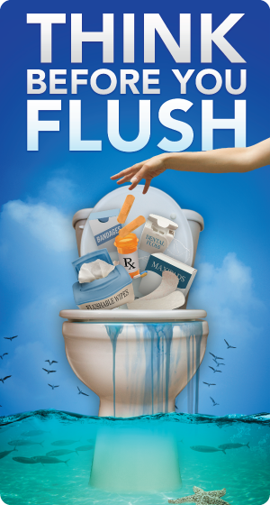Think before you flush